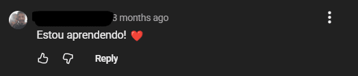 Depoimento: Estou aprendendo!